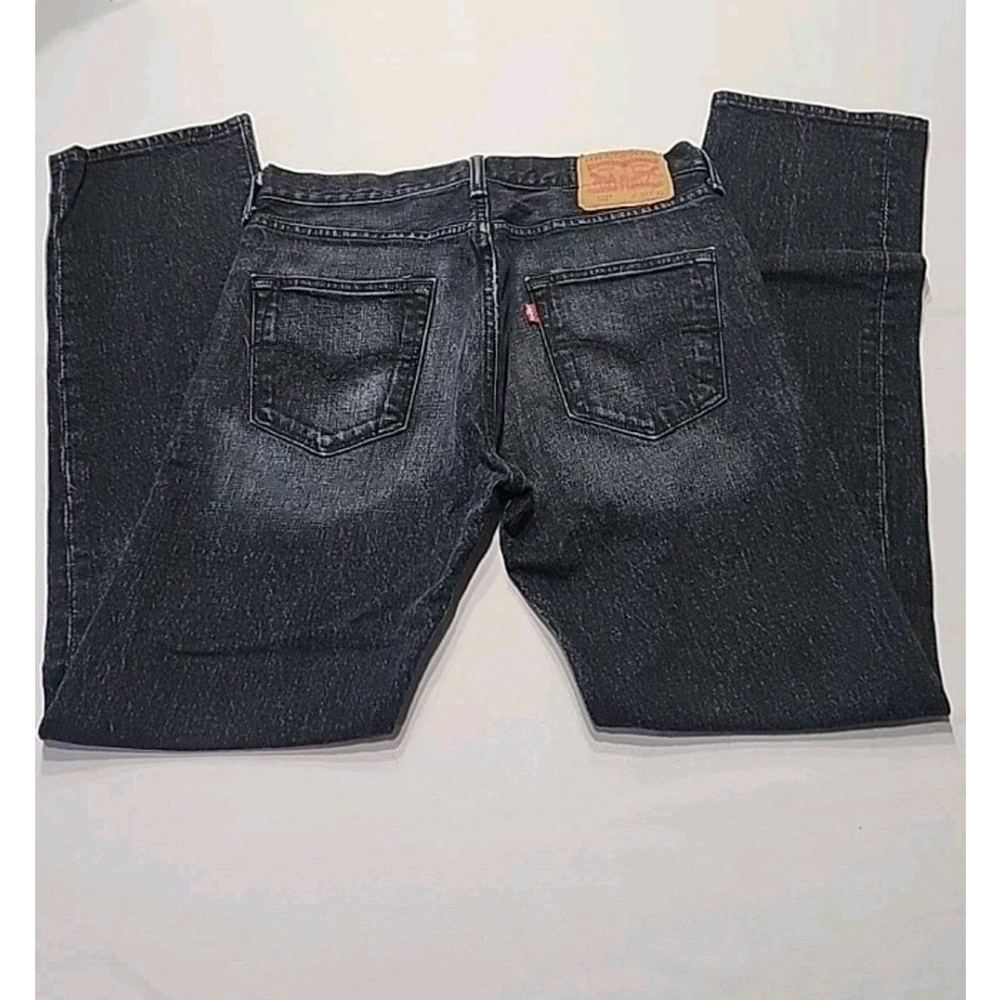 Levis 501 Jeans Straight Leg Button Fly, Black,30x30,NWOT
